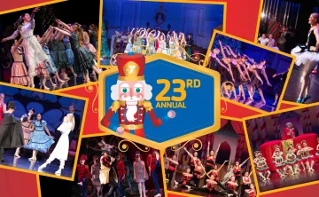 23rd Annual Nutcracker Ballet 2025 event - collage of 2024 images